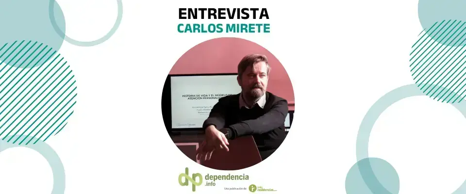 Gráfica de la entrevista a Carlos Mirete para dependencia.info
