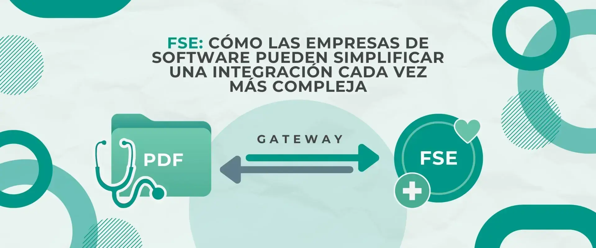 Gráfica sobre la historia clínica digital: del PDF al FSE a través de una pasarela